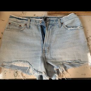 Abercrombie Annie high rise shorts